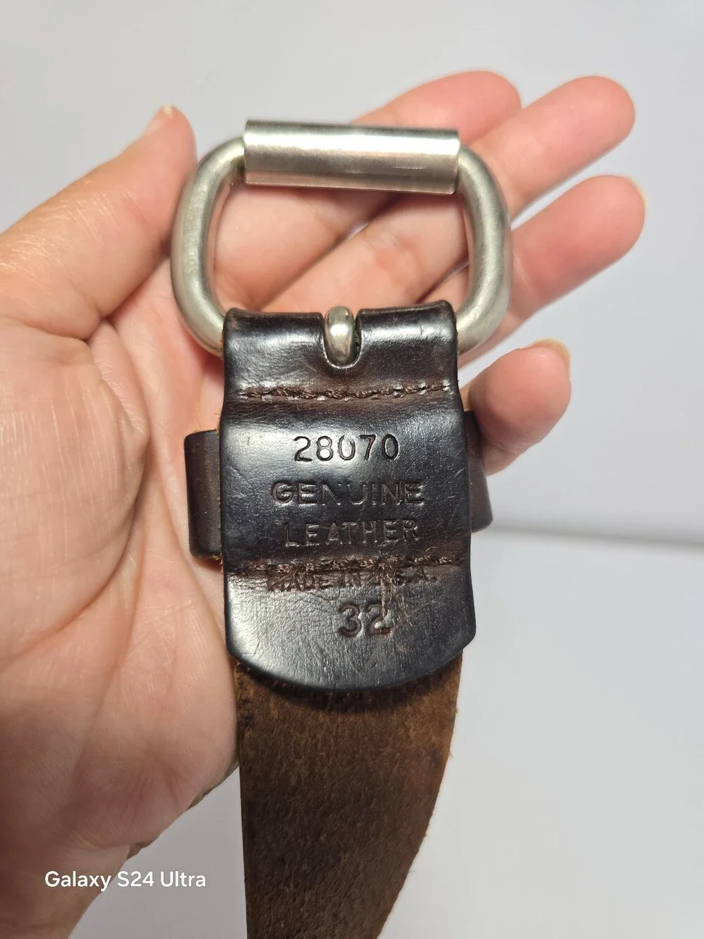 Abercrombie Fitch 90s Leather belt 38